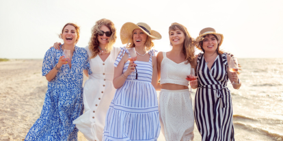 Women supporting each other in coaching group